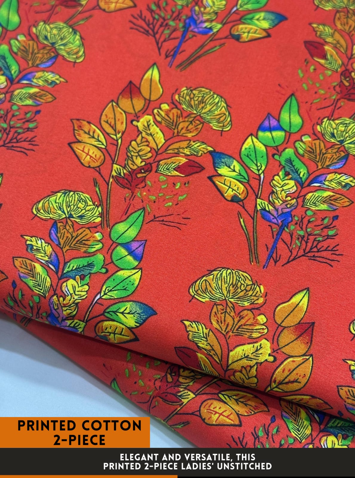 2PC Digital Floral Print