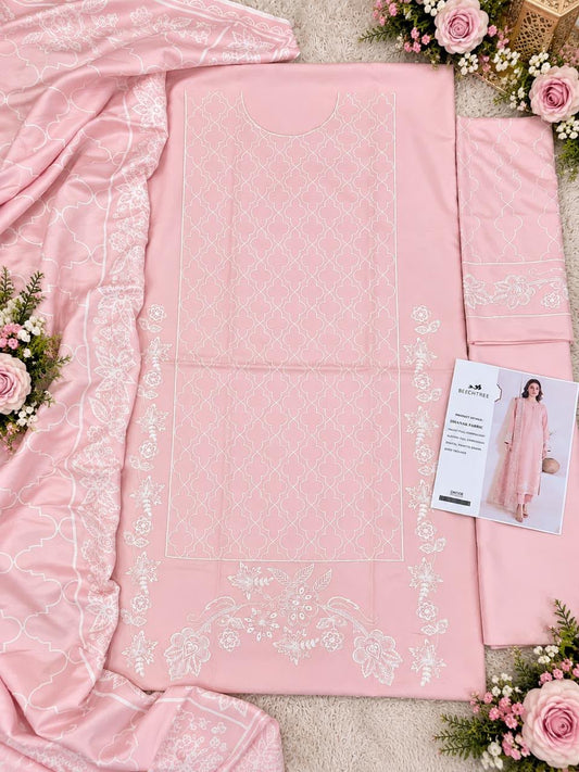 Dhanak 3PC – Heavy Embroidered Collection