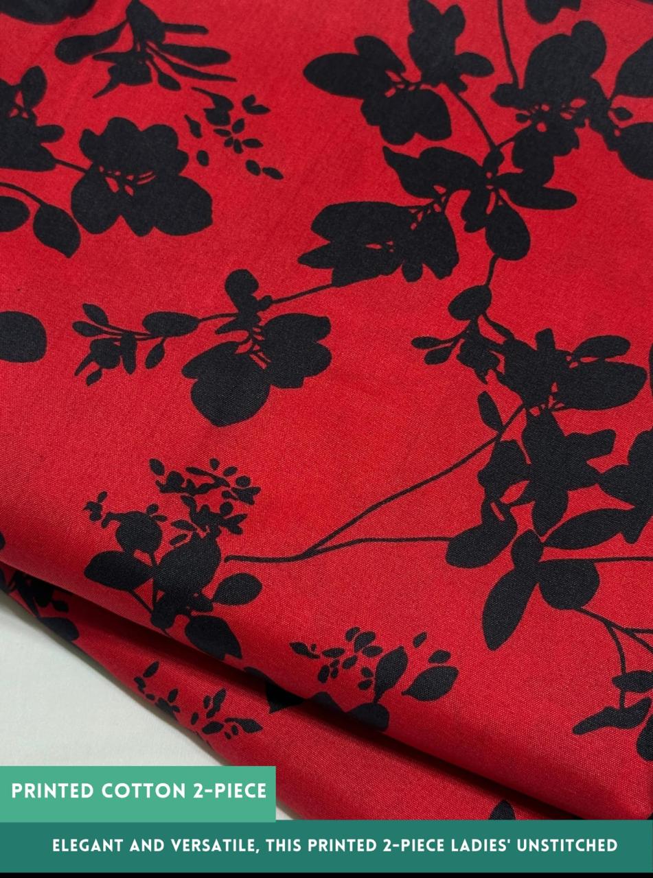 2PC Digital Floral Print N-043