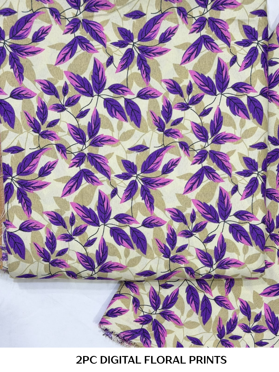 2PC Digital Floral Print N-051