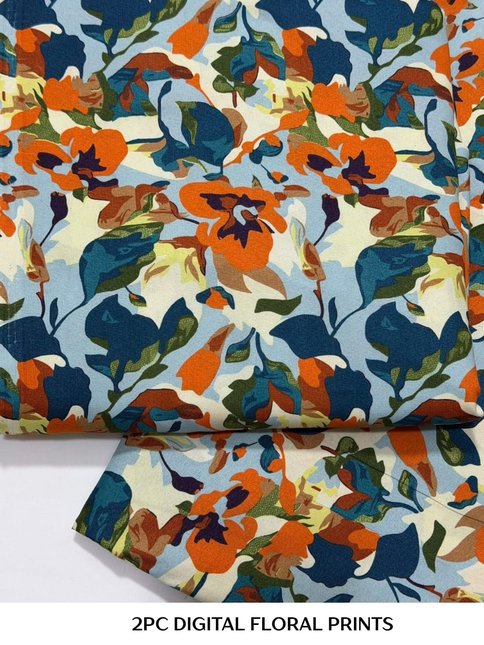2PC Digital Floral Print N-068