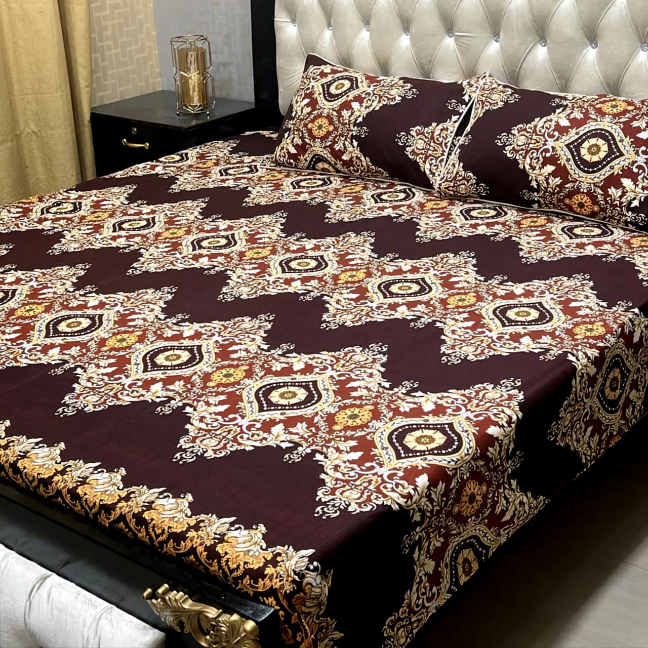 Crystal Cotton Bedsheet Design 063