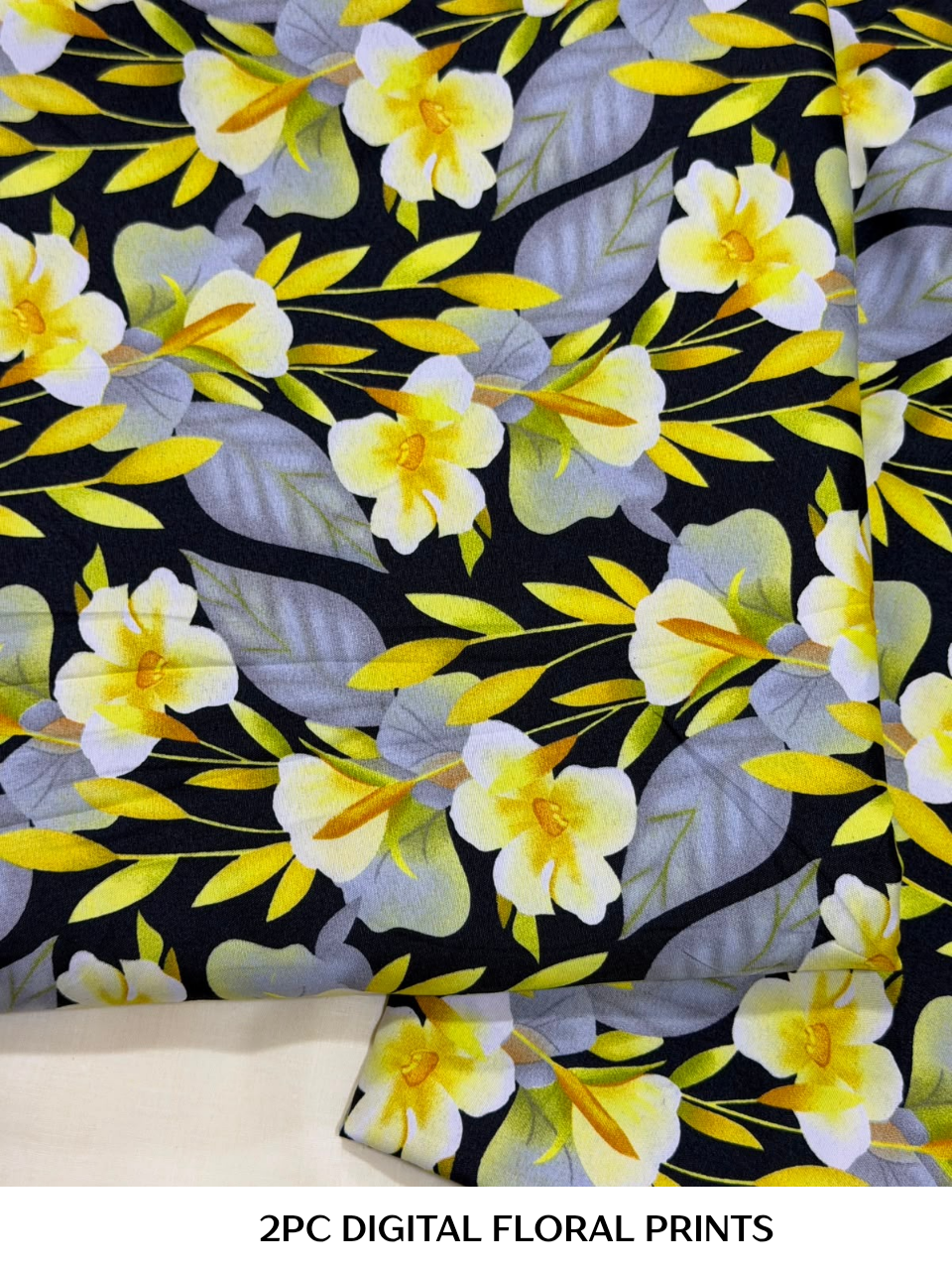 2PC Digital Floral Print