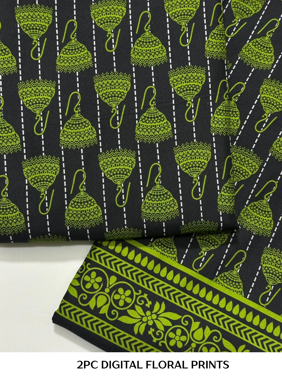 2PC Digital Floral Print