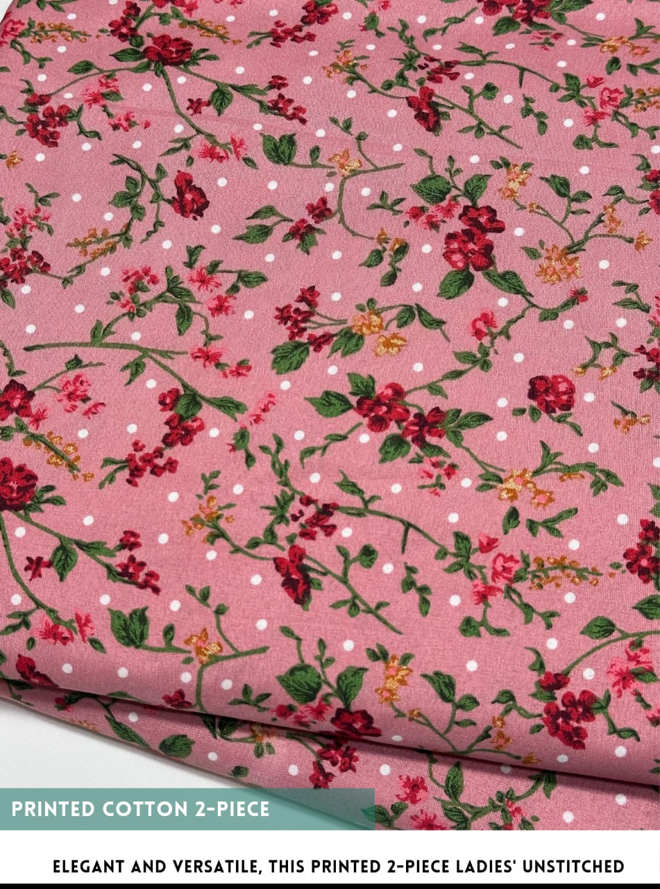 2PC Digital Floral Print