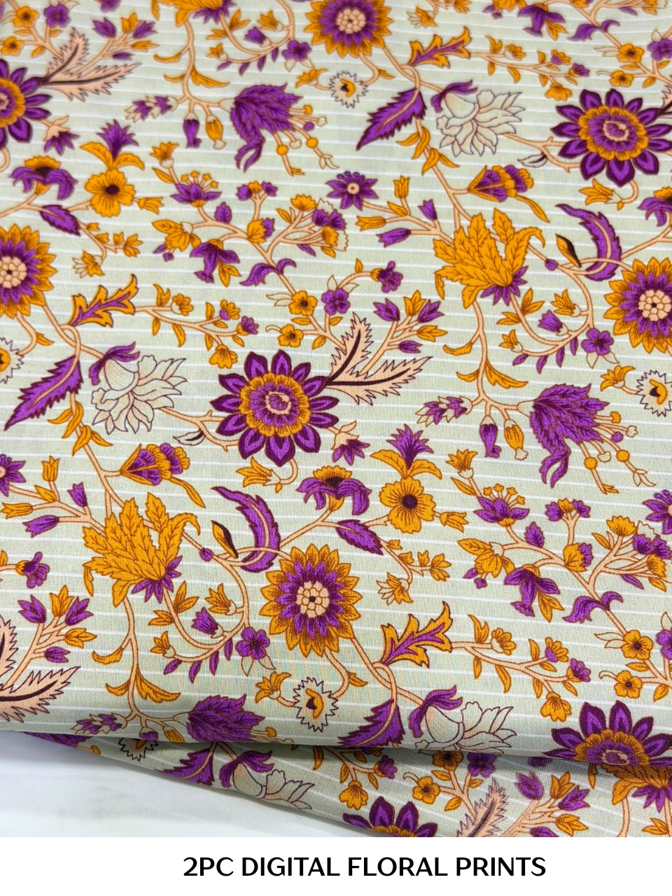 2PC Digital Floral Print N-011