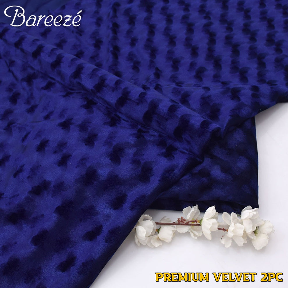 Premium Bareeze Velvet 2-Piece Unstitched