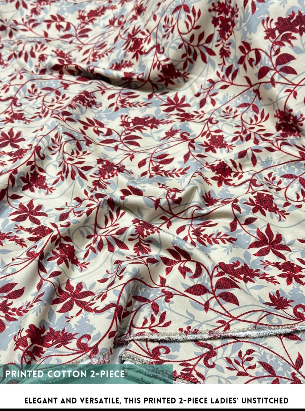 2PC Winter Floral Print