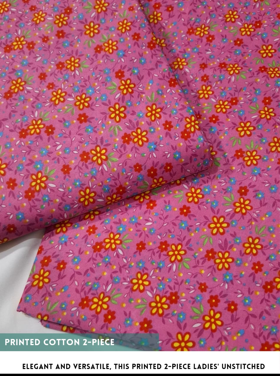 2PC Digital Floral Print