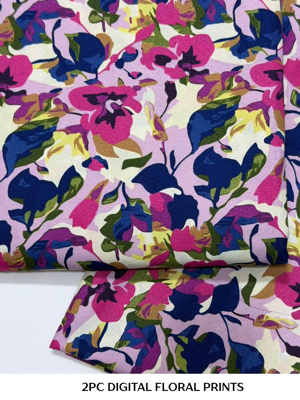 2PC Digital Floral Print N-070