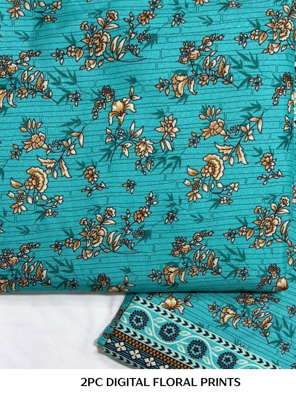 2PC Digital Floral Print N-055