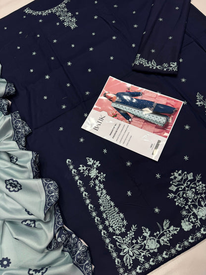 Dhanak 3PC – Heavy Embroidered Collection