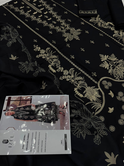 Dhanak 3PC – Heavy Embroidered Collection