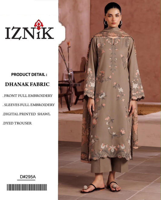 Dhanak 3PC – Heavy Embroidered Collection