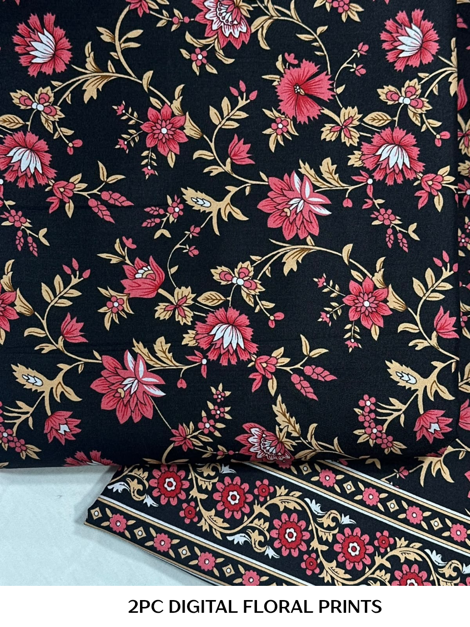 2PC Digital Floral Print N-075