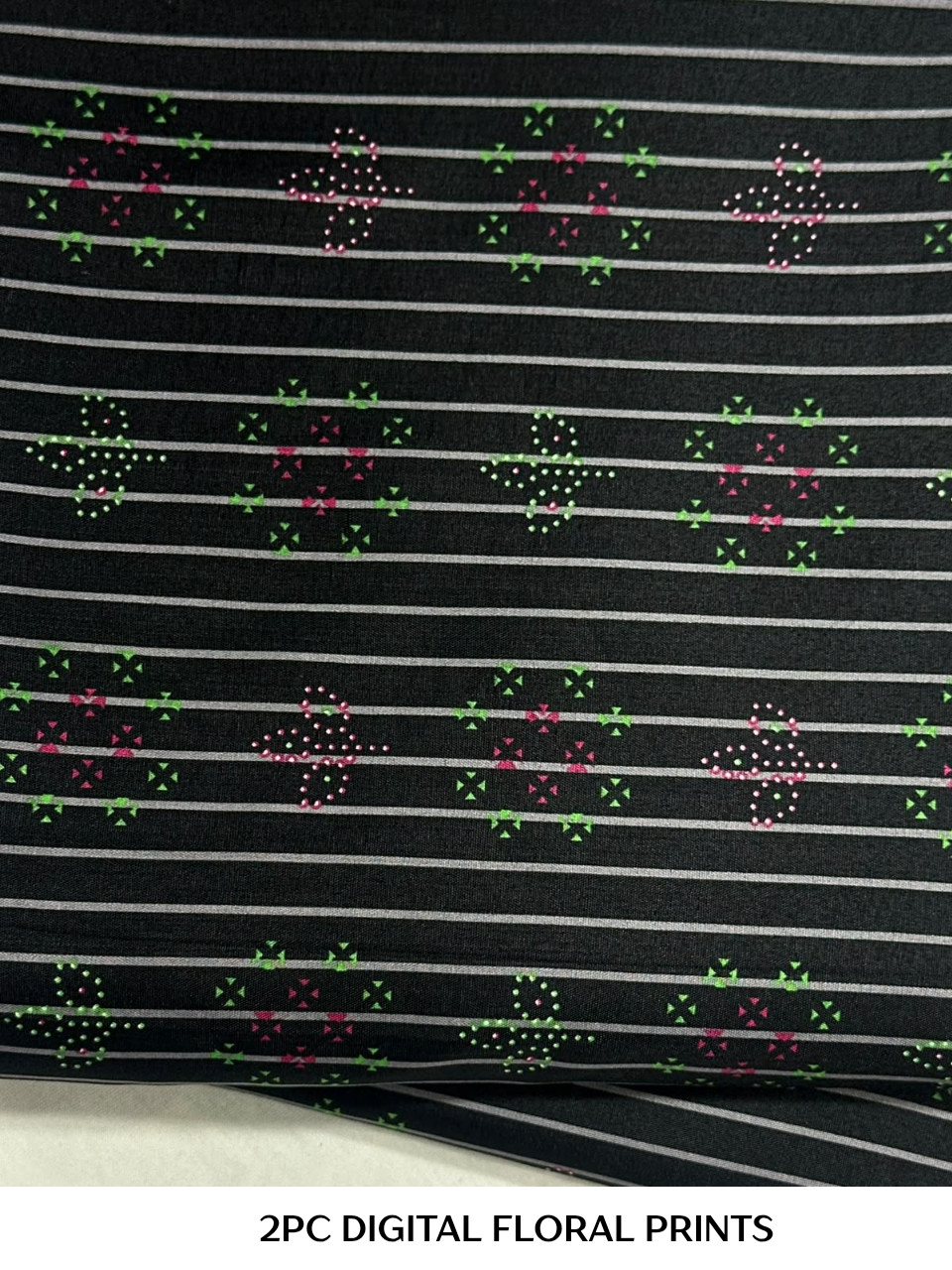 2PC Digital Floral Print N-072