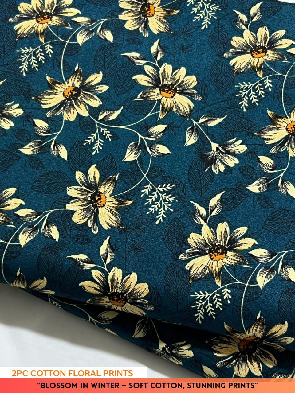 2PC Digital Floral Print N-078