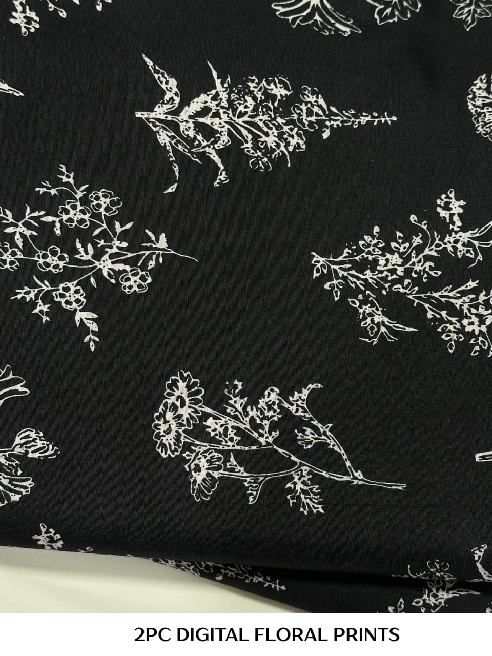 2PC Digital Floral Print N-079