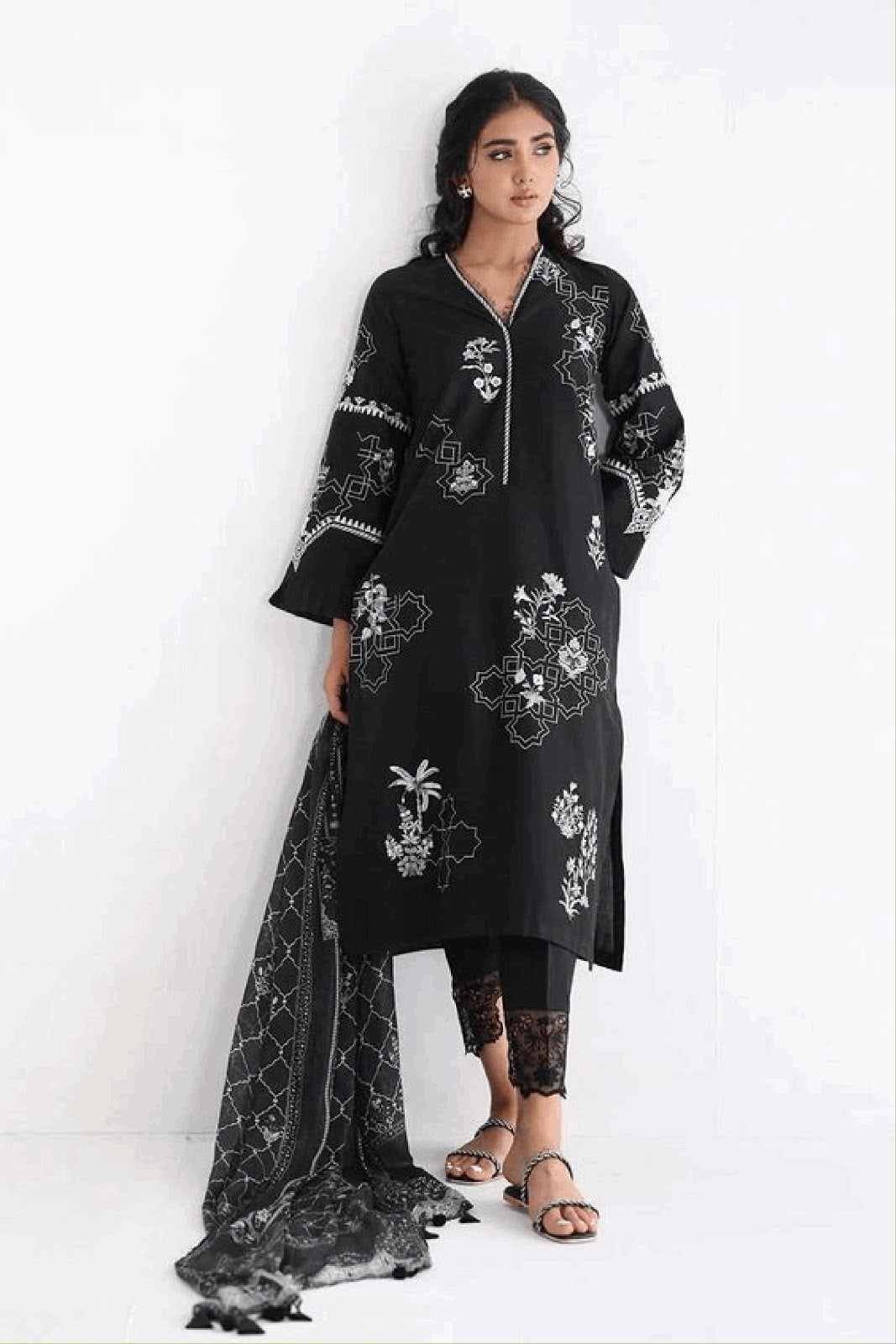 Dhanak 3PC – Heavy Embroidered Collection