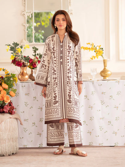 MAHNUR Digital Printed Co-Ords Set (Shirt & Trouser)