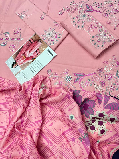 Dhanak 3PC – Heavy Embroidered Collection