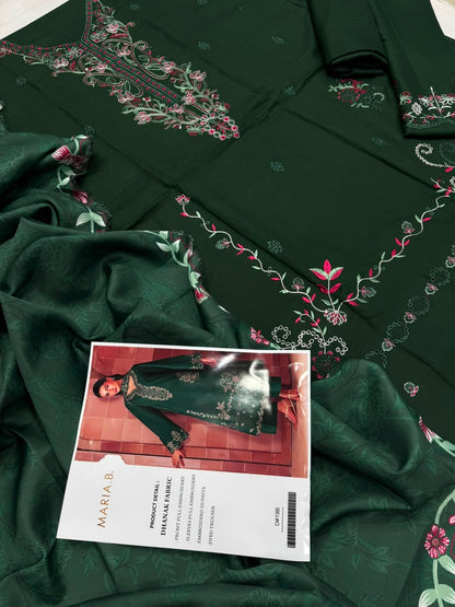 Dhanak 3PC – Heavy Embroidered Collection