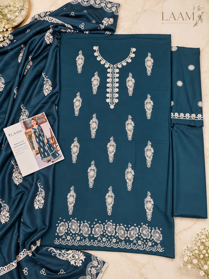 Dhanak 3PC – Heavy Embroidered Collection