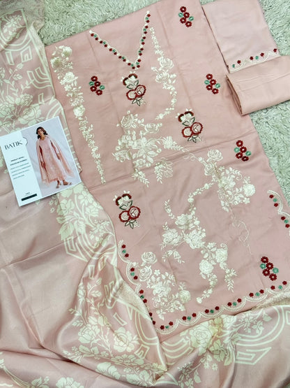 Dhanak 3PC – Heavy Embroidered Collection