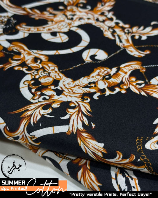 2PC Digital Floral Print