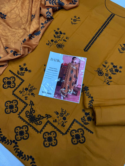 Dhanak 3PC – Heavy Embroidered Collection