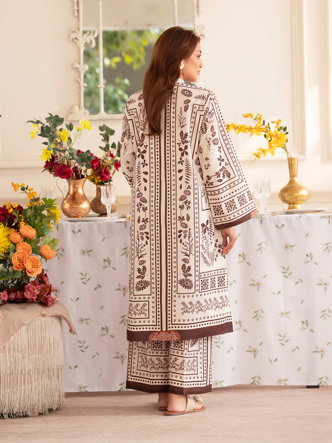 MAHNUR Digital Printed Co-Ords Set (Shirt & Trouser)