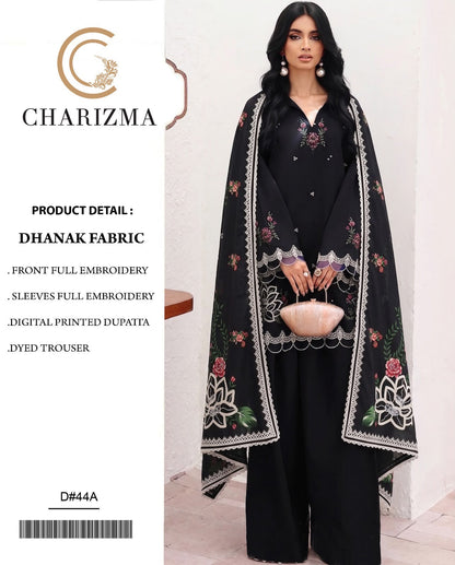 Dhanak 3PC – Heavy Embroidered Collection