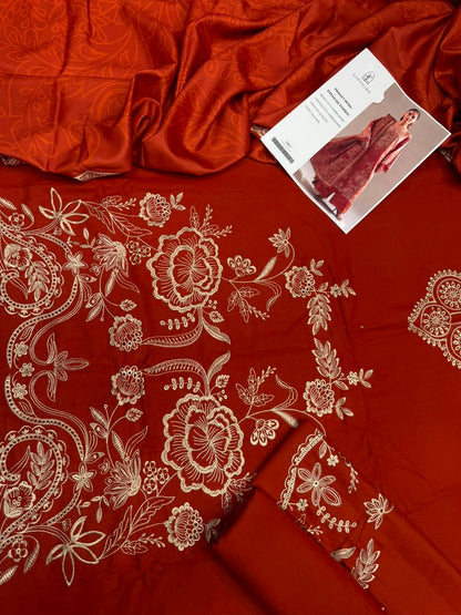 Dhanak 3PC – Heavy Embroidered Collection