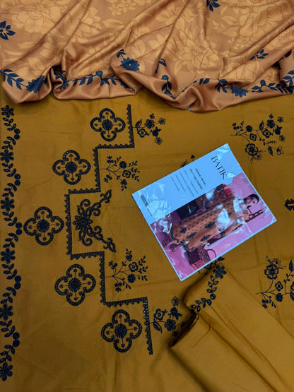 Dhanak 3PC – Heavy Embroidered Collection