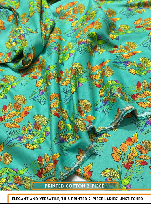 2 Piece Printed Cotton