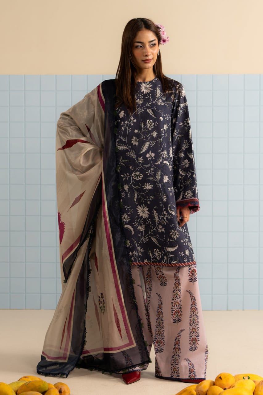 Coco by Zara Shahjahan – 3 Piece Printed Lawn Suit (Vol. 3)