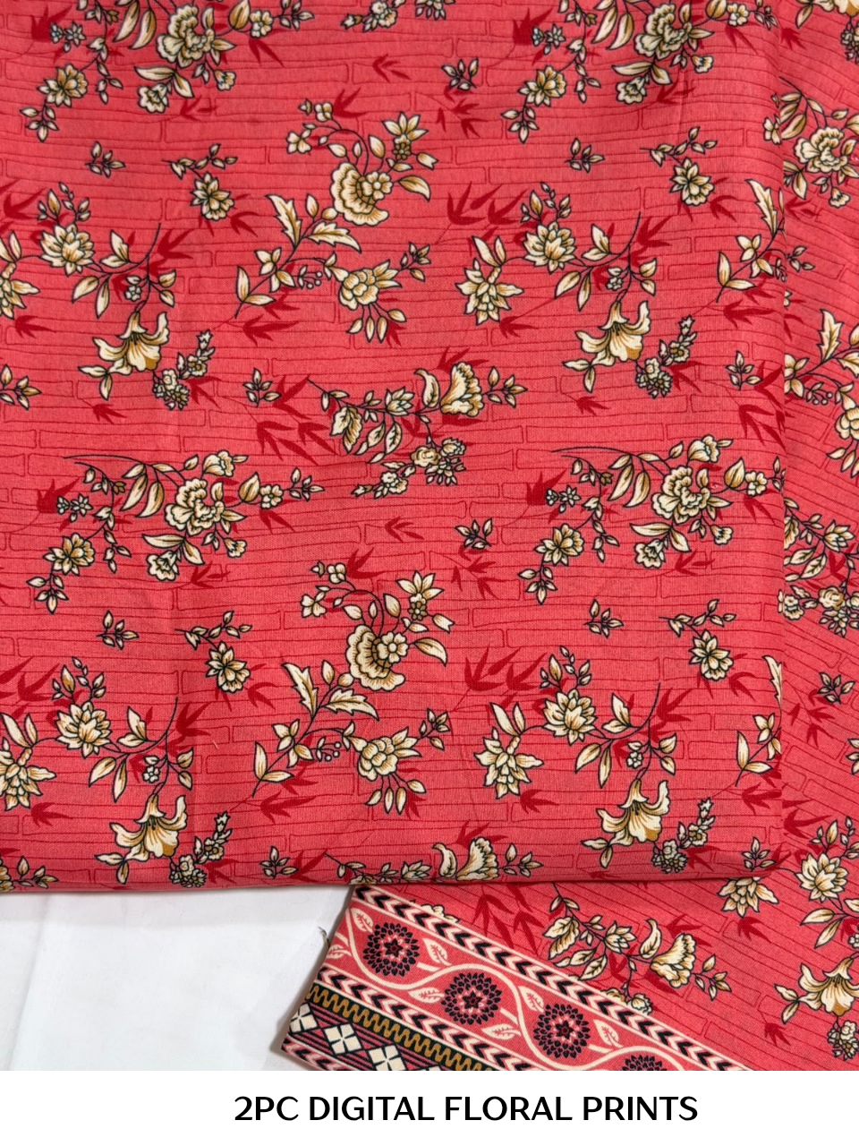 2PC Digital Floral Print N-057