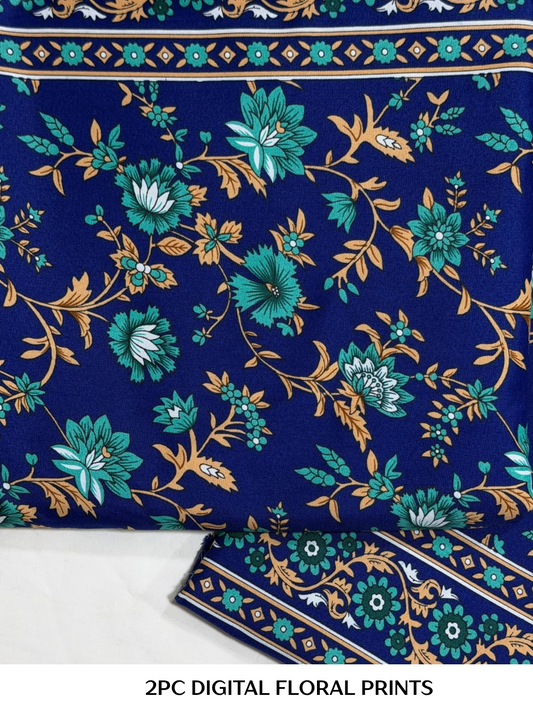 2PC Digital Floral Print N-056