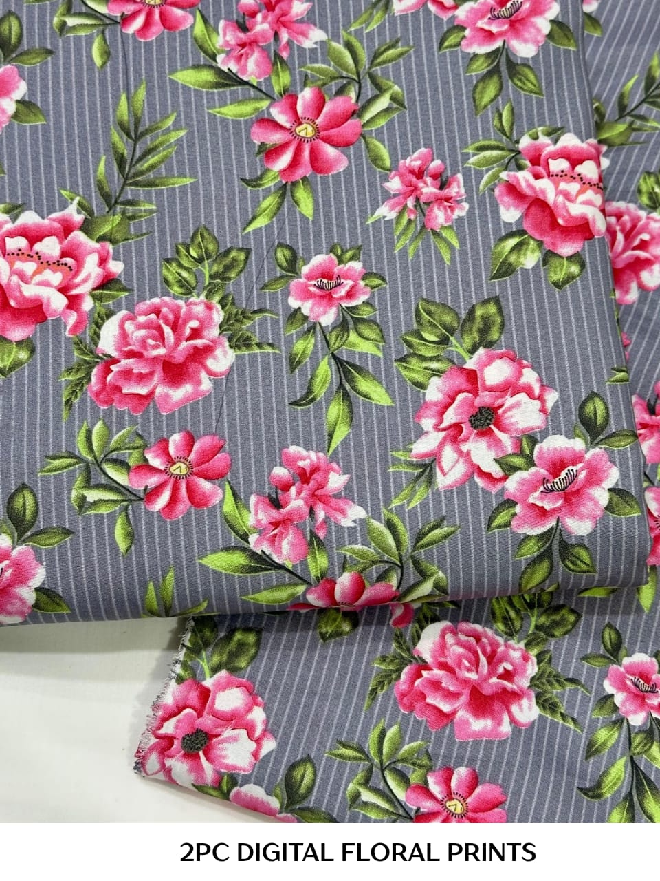 2PC Digital Floral Print N-003