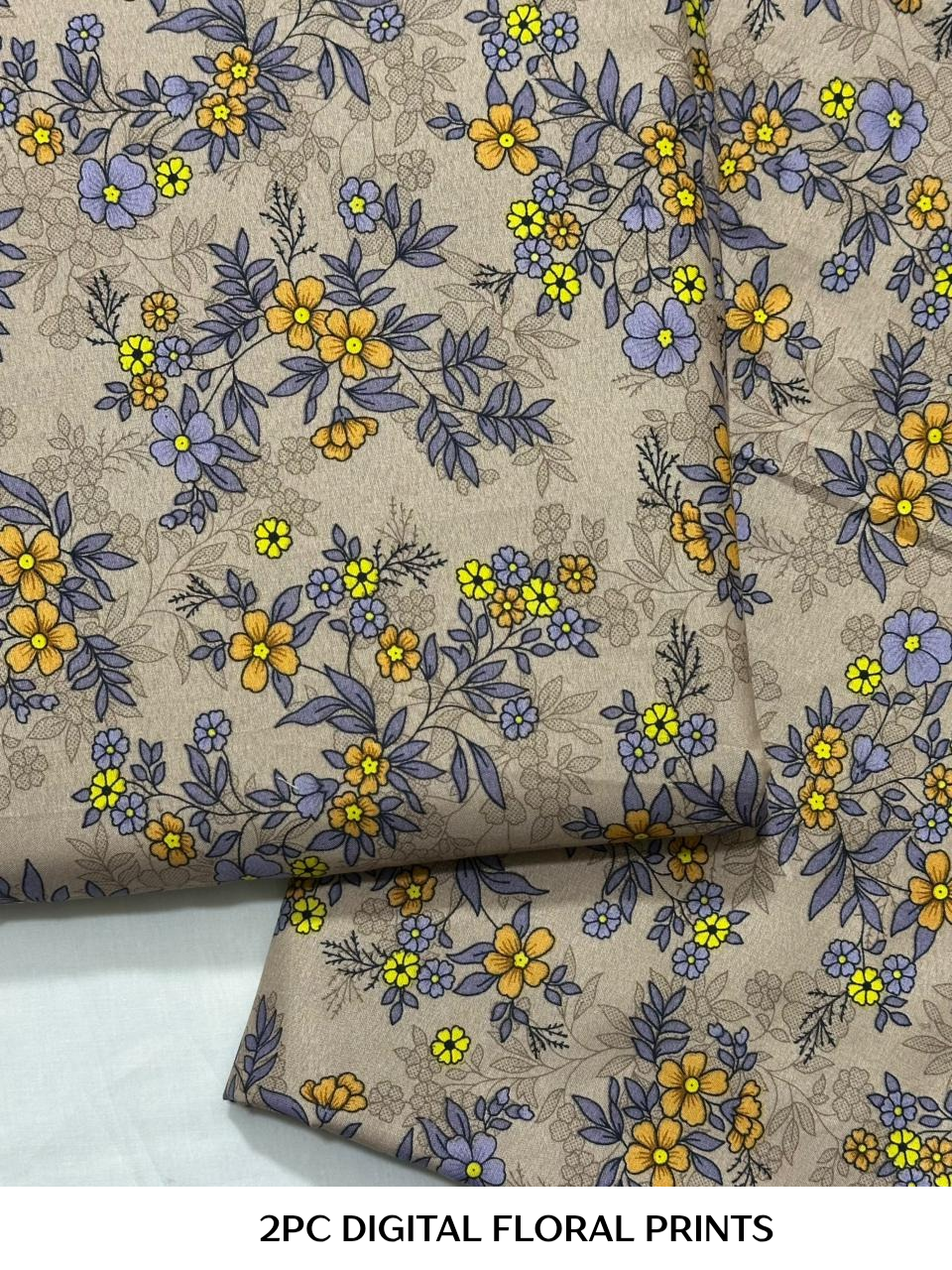 2PC Digital Floral Print N-005