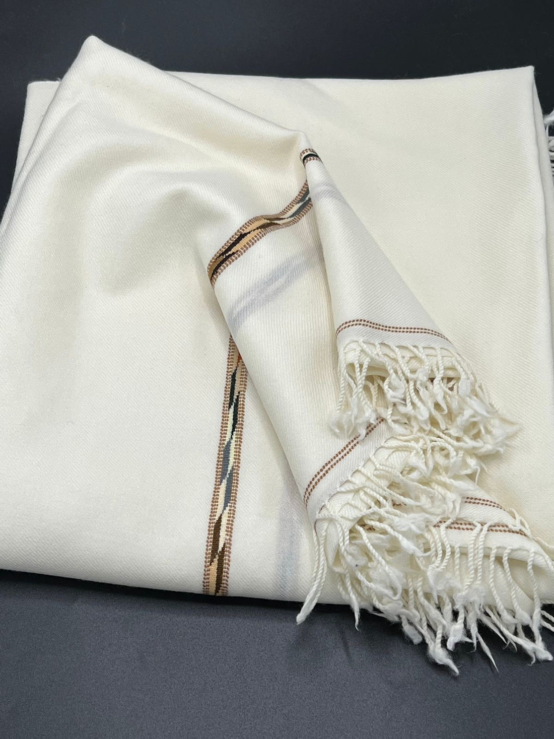 BOSKI COLOUR PASHMINA WOOLEN SHAWL FOR MEN LIGHT-WEIGHT