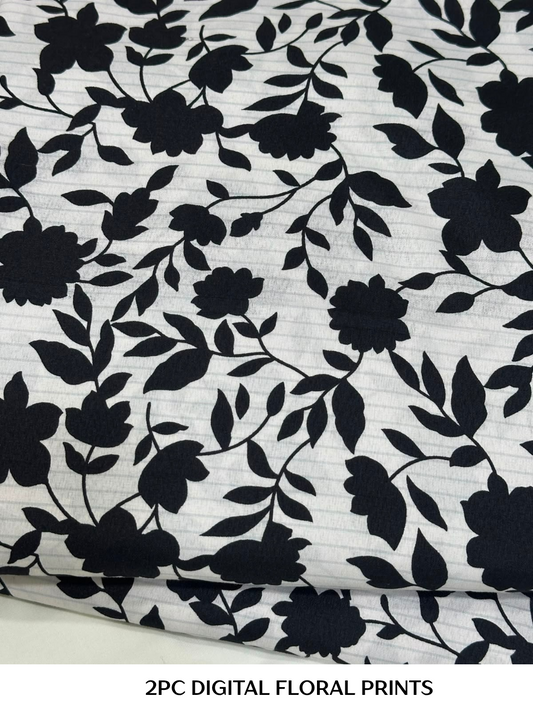 2PC Digital Floral Print N-009