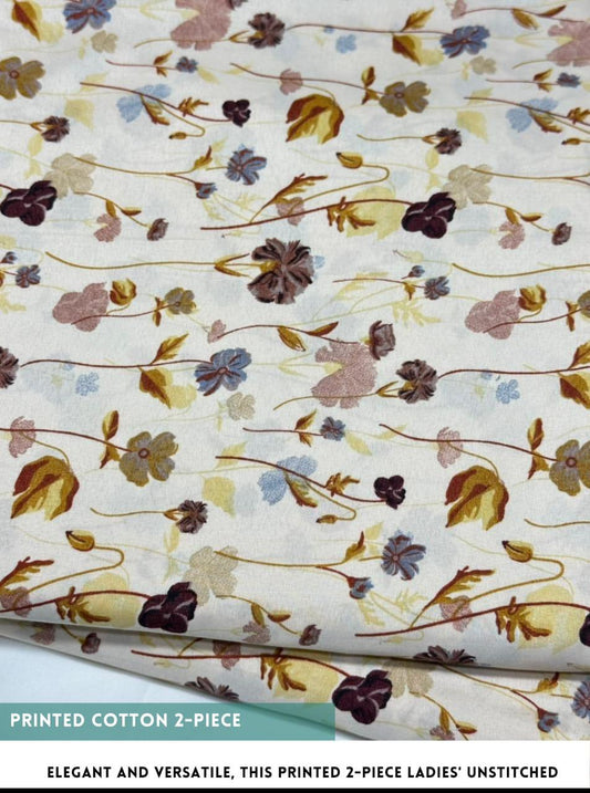 2PC Digital Floral Print N-026