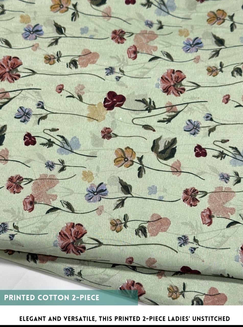 2PC Digital Floral Print N-030