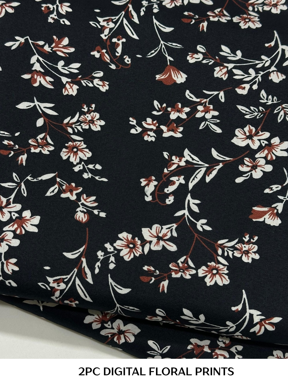 2PC Digital Floral Print