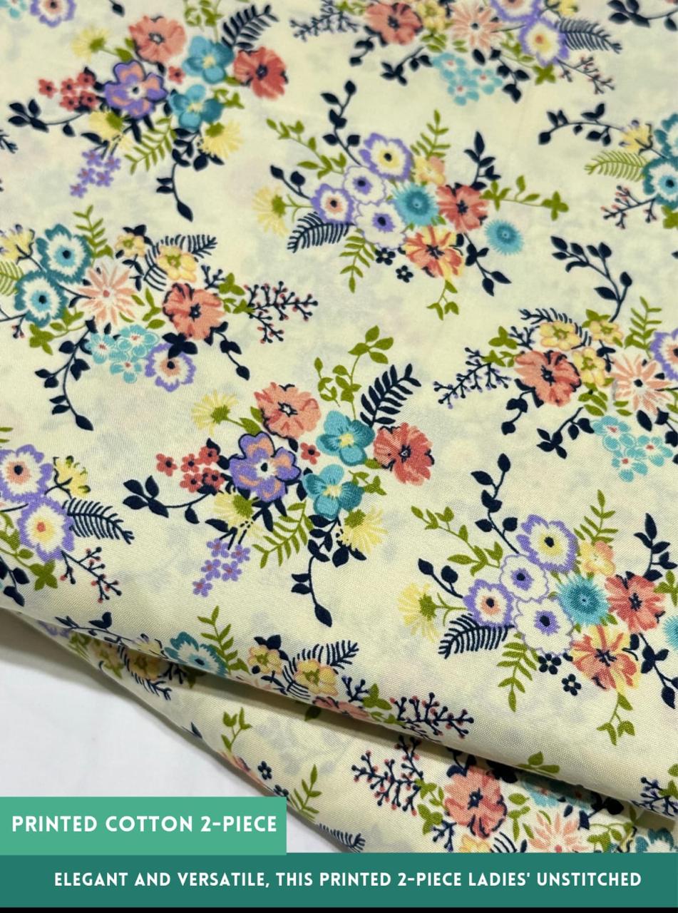 2PC Digital Floral Print N-029