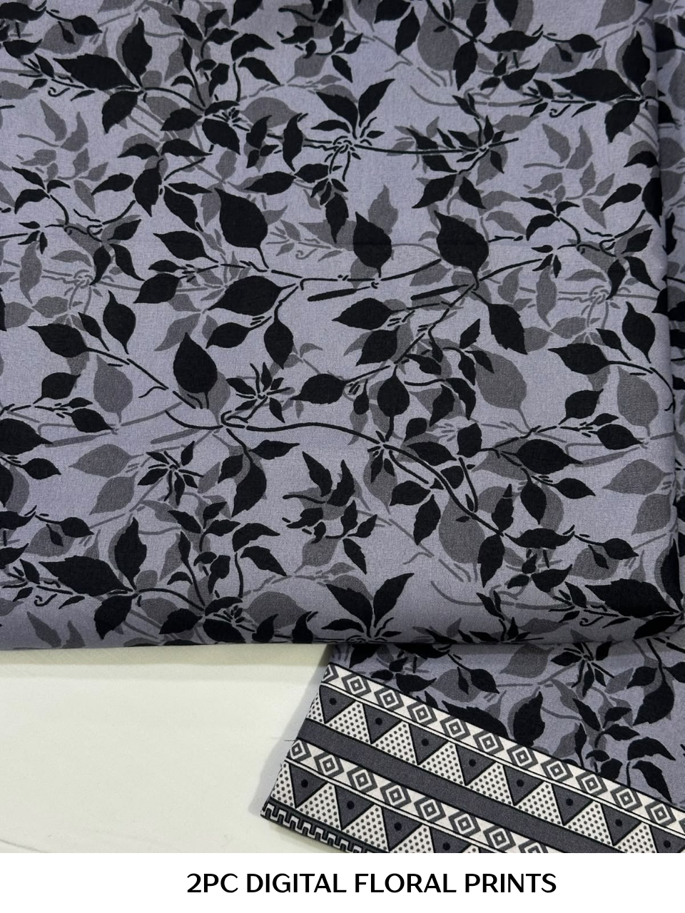 2PC Digital Floral Print N-041
