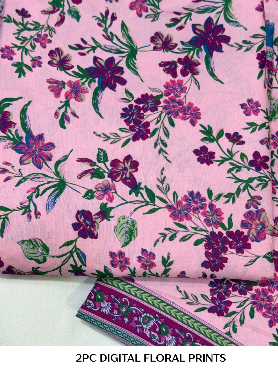 2PC Digital Floral Print N-043