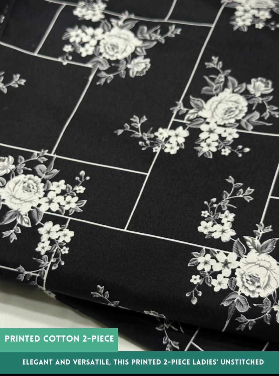 2PC Digital Floral Print N-015