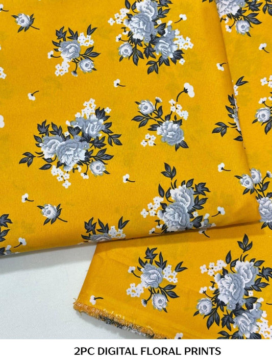 2PC Digital Floral Print N-013